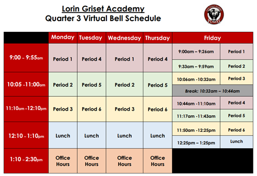 Q3 Bell Schedule 